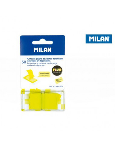Marque-pages Fluo jaune x50