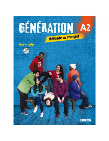 GENERATION A2 LIVRE+CAHIER+CD