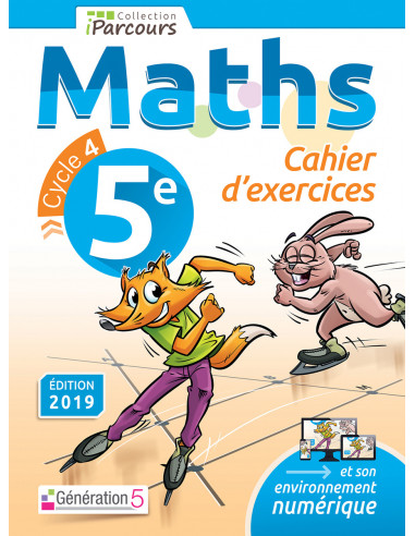 Cahier Iparcours maths 5e