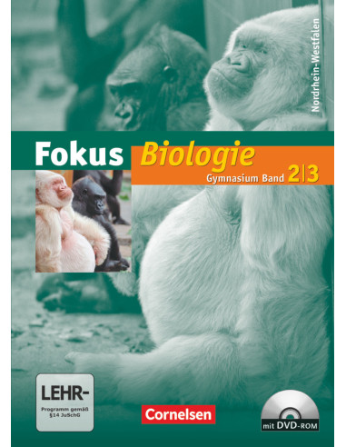 Fokus Biologie Band 2/3 /SB m. DVD-ROM/G