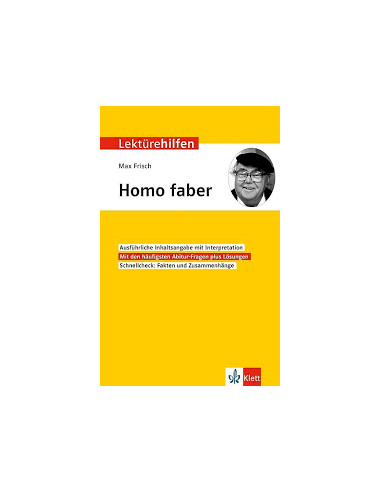 Lektürehilfen Max Frisch Homo faber