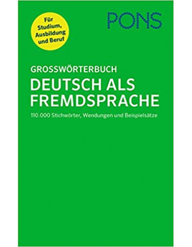 Pons Großwörterbuch Deutsch als Fremdspr