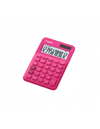 CALCULATRICE TABLE 12 CHIF. CASIO ROUGE
