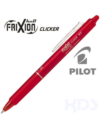 ROLLER PILOT FRIXION CLICKER 0,7 ROUGE
