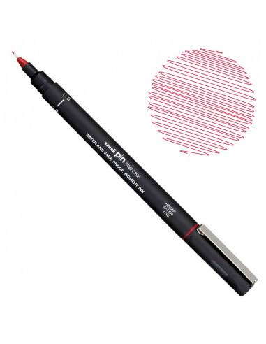 STYLO ROUGE PTE CALIBREE 0.3MM UNI PIN