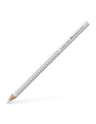 Crayon de coul. Faber Jumbo Grip Blanc