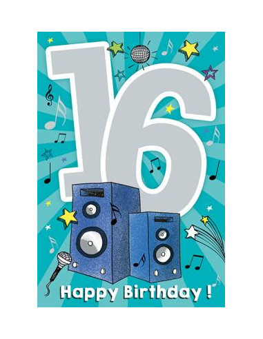 Carte musicale 16 - Happy Birthday!