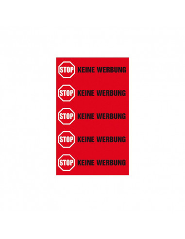 AUTOCOLLANT BSB OFFICE-STICKER STOP KEIN