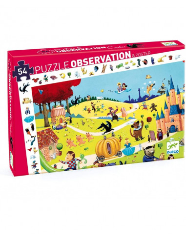 Puzzles observation Contes - 54 pcs