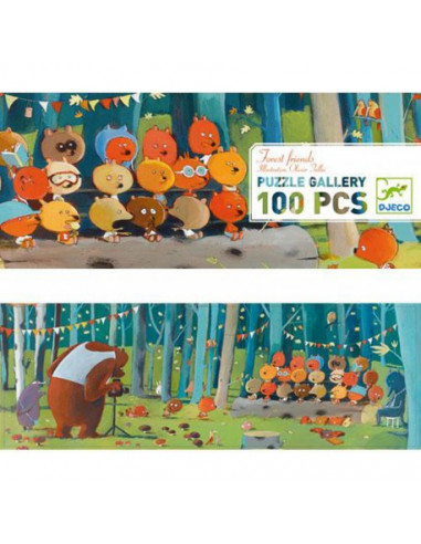 Puzzles Gallery Forest friends - 100 pcs