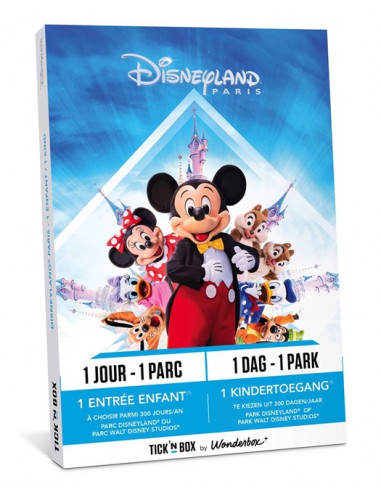 Tick'n Box Disneyland PARIS (1xenfant)