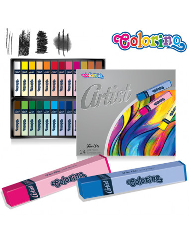 Artist - soft pastels 24 Colorino colors